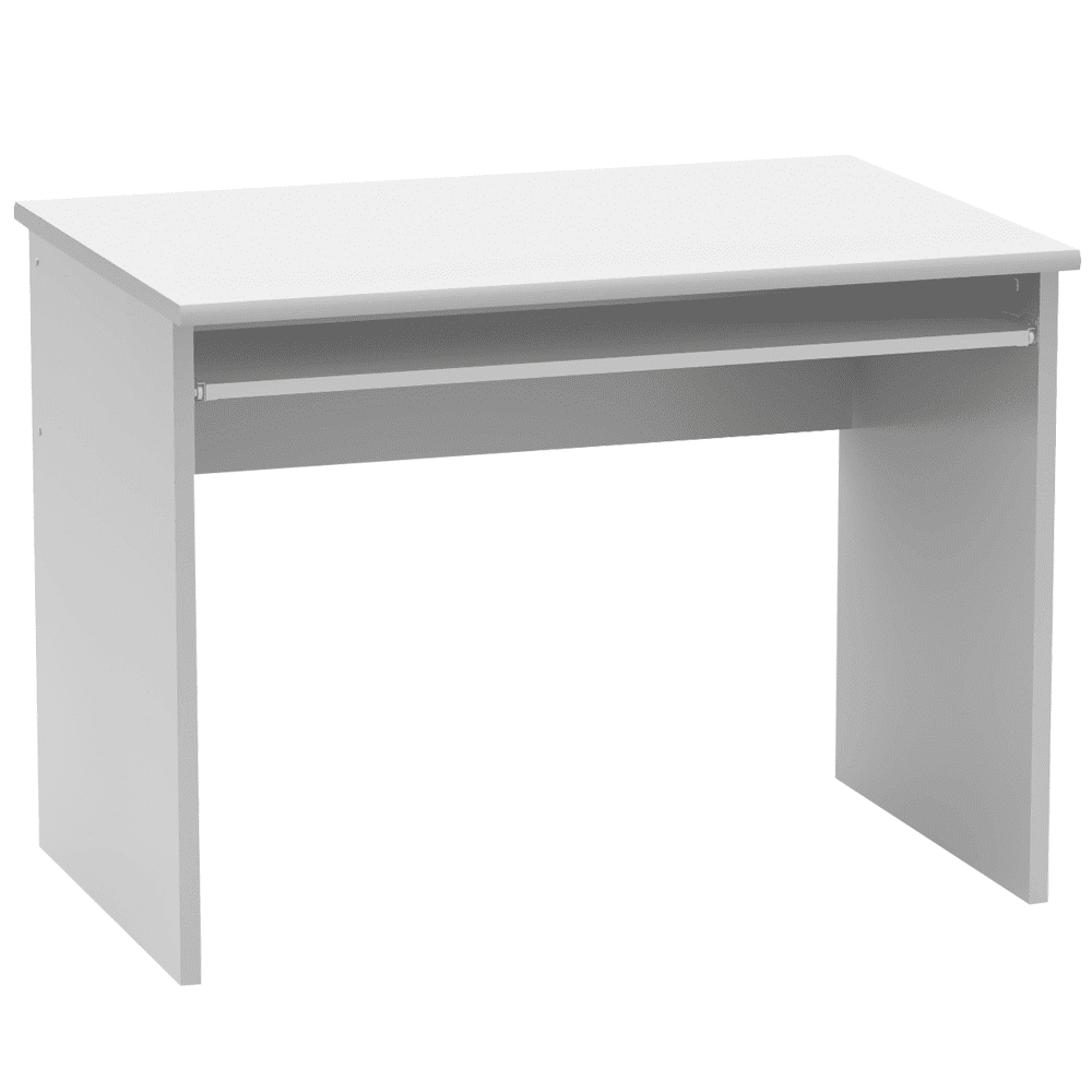 KONDELA Písací stôl, biela, JOHAN 2 NEW 02